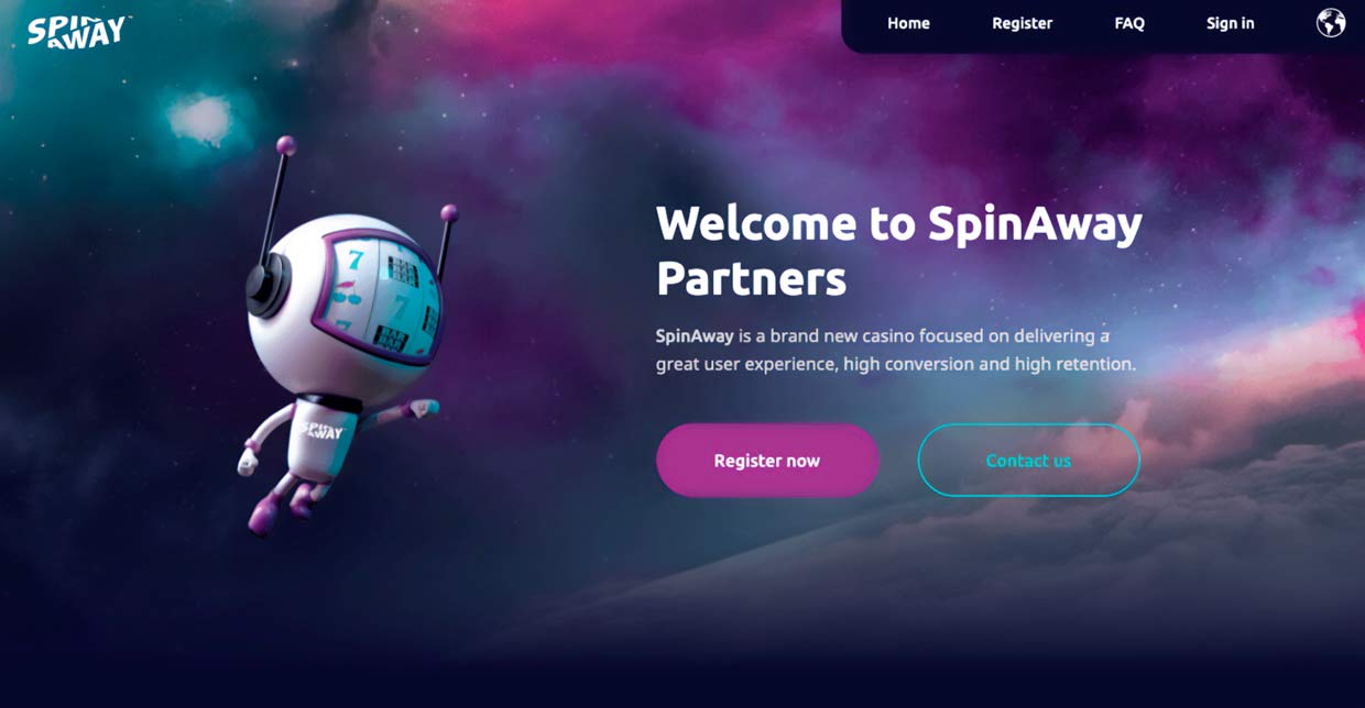 Spin away casino lobby